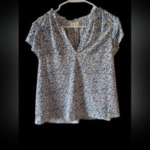 Floral print dress shirt size medium